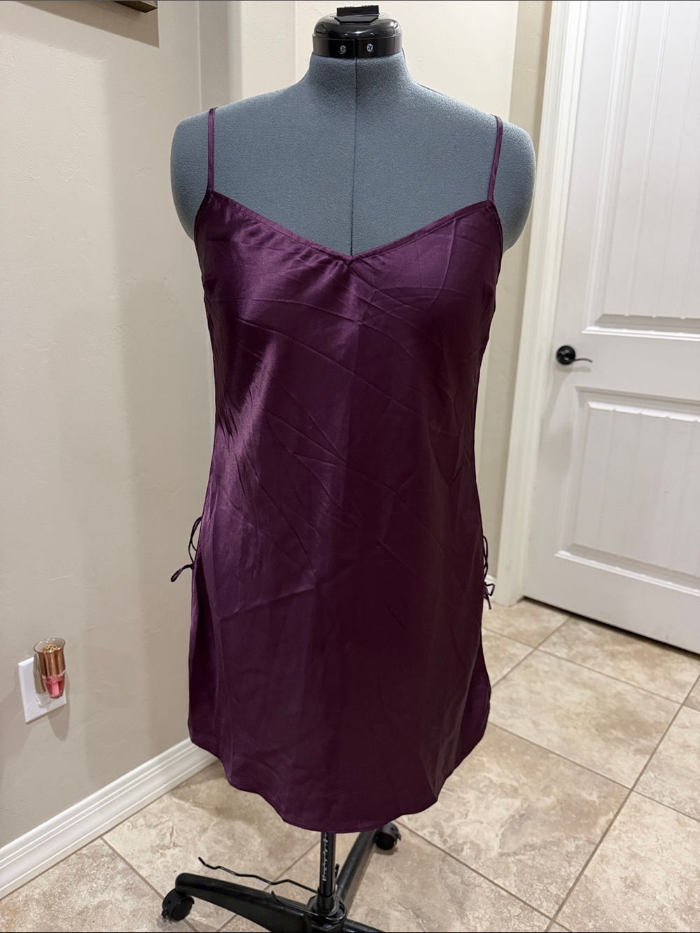 Victoria's Secret Deep Plum Slip with Spaghetti Straps